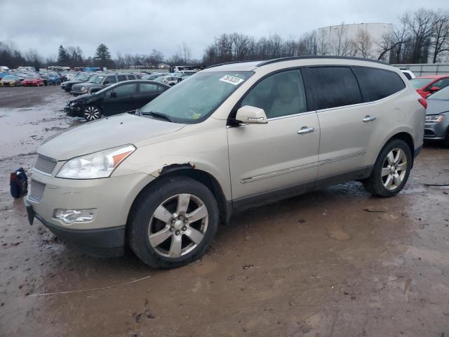 1GNLVHEDXAS129160 - 2010 CHEVROLET TRAVERSE LTZ BEIGE photo 1