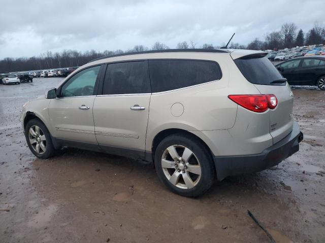 1GNLVHEDXAS129160 - 2010 CHEVROLET TRAVERSE LTZ BEIGE photo 2