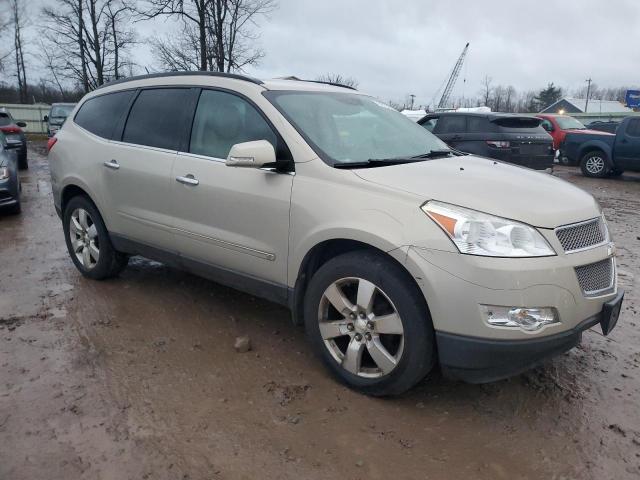 1GNLVHEDXAS129160 - 2010 CHEVROLET TRAVERSE LTZ BEIGE photo 4