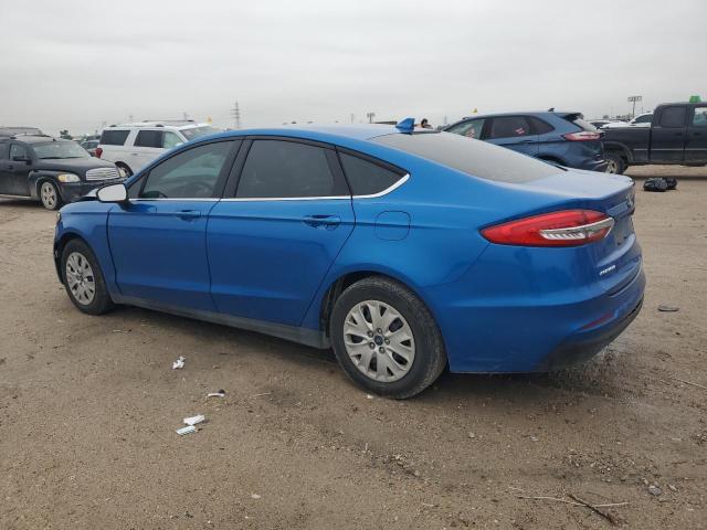 3FA6P0G77LR147693 - 2020 FORD FUSION S BLUE photo 2