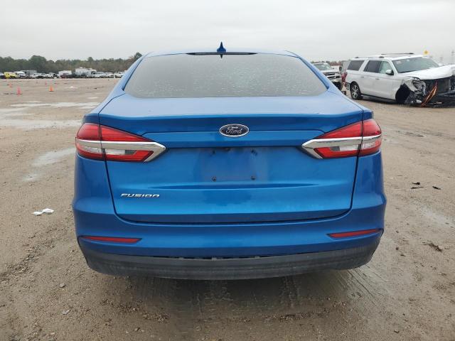 3FA6P0G77LR147693 - 2020 FORD FUSION S BLUE photo 6