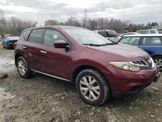 JN8AZ1MW4BW178898 - 2011 NISSAN MURANO S BURGUNDY photo 4