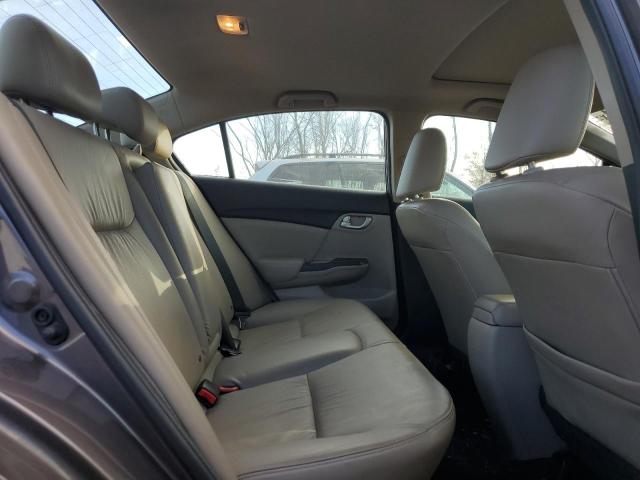 19XFB2F96FE249599 - 2015 HONDA CIVIC EXL ნაცრისფერი ფოტო 10