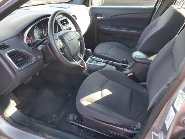 1C3CCBABXEN231048 - 2014 CHRYSLER 200 LX GRAY photo 7