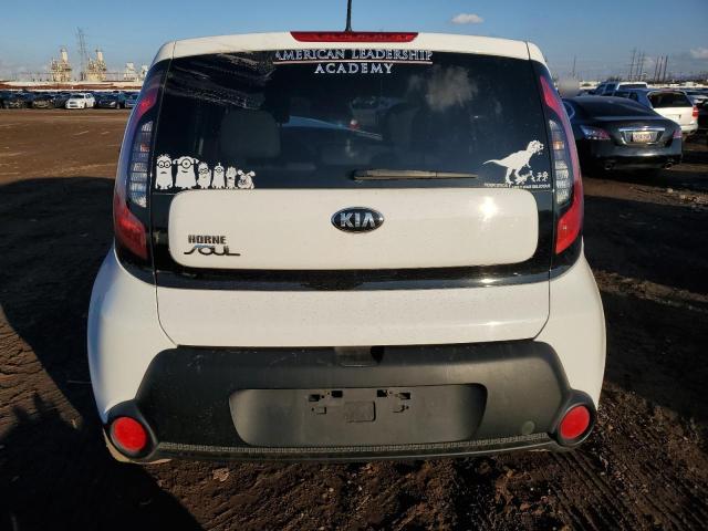 KNDJP3A5XE7065903 - 2014 KIA SOUL + WHITE photo 6