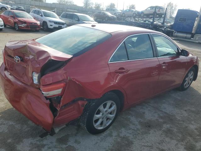 4T1BF3EK7BU725167 - 2011 TOYOTA CAMRY BASE RED photo 3