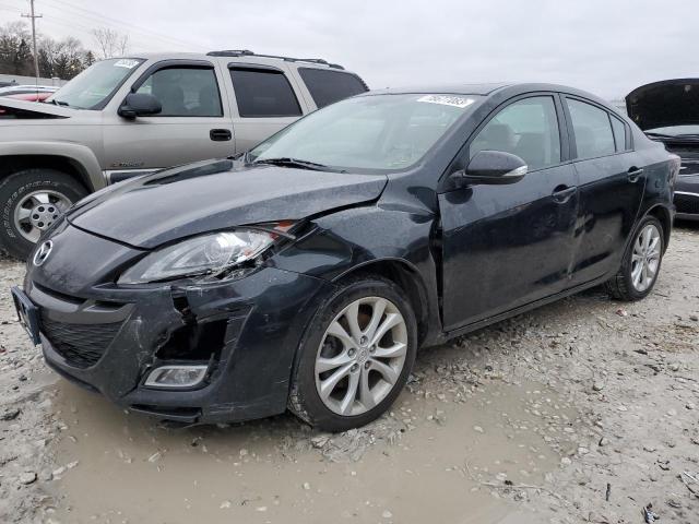 JM1BL1S57A1143974 - 2010 MAZDA 3 S BLACK photo 1