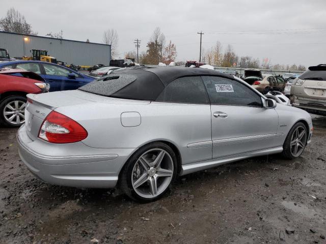 WDBTK77G77T075823 - 2007 MERCEDES-BENZ CLK 63 AMG SILVER photo 3