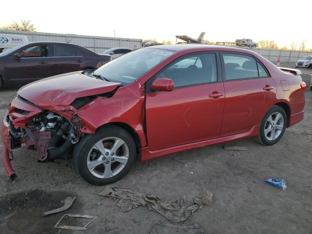 5YFBU4EE8BP001902 - 2011 TOYOTA COROLLA BASE RED photo 1