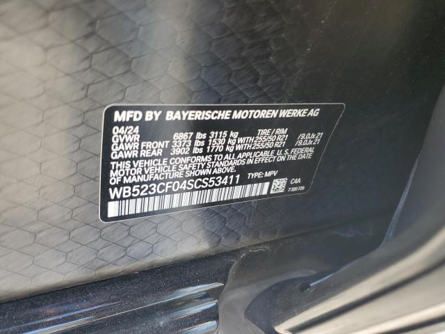 WB523CF04SCS53411 - 2025 BMW IX XDRIVE50 GRAY photo 13
