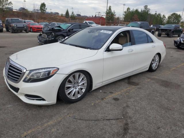 WDDUG8CB9EA024751 - 2014 MERCEDES-BENZ S 550 WHITE photo 1