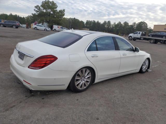 WDDUG8CB9EA024751 - 2014 MERCEDES-BENZ S 550 WHITE photo 3