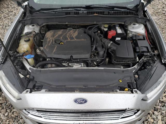 3FA6P0HD2ER346321 - 2014 FORD FUSION SE SILVER photo 11