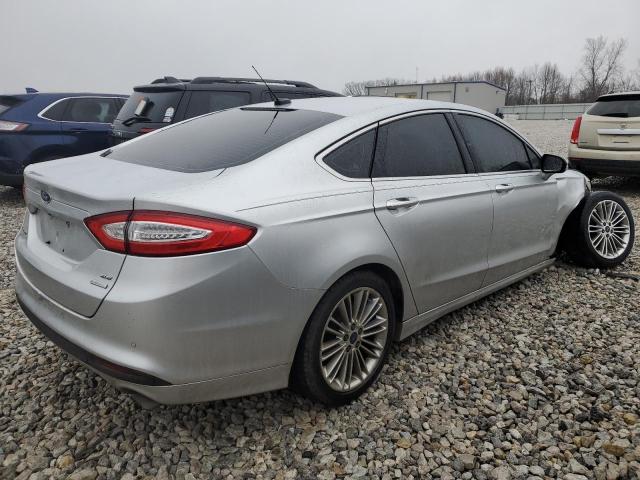 3FA6P0HD2ER346321 - 2014 FORD FUSION SE SILVER photo 3