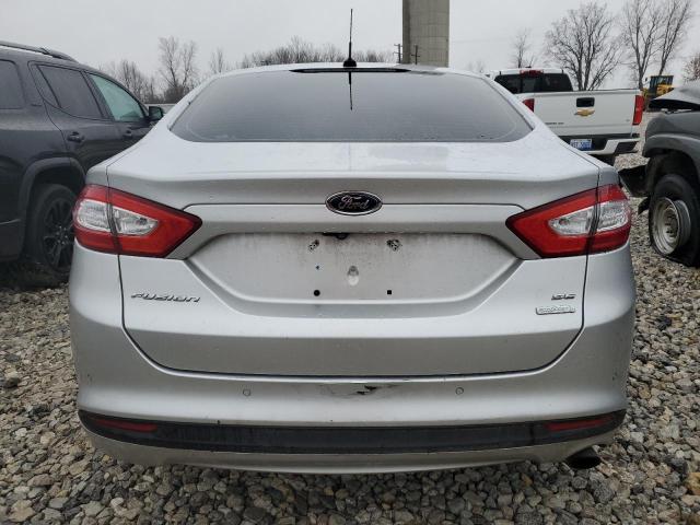 3FA6P0HD2ER346321 - 2014 FORD FUSION SE SILVER photo 6