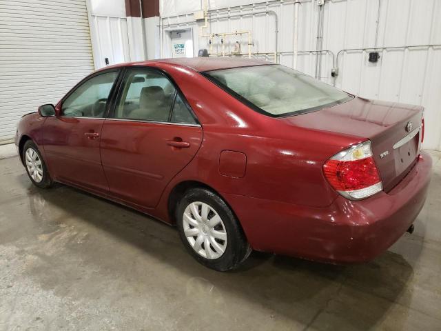 4T1BE32K65U008707 - 2005 TOYOTA CAMRY LE RED photo 2