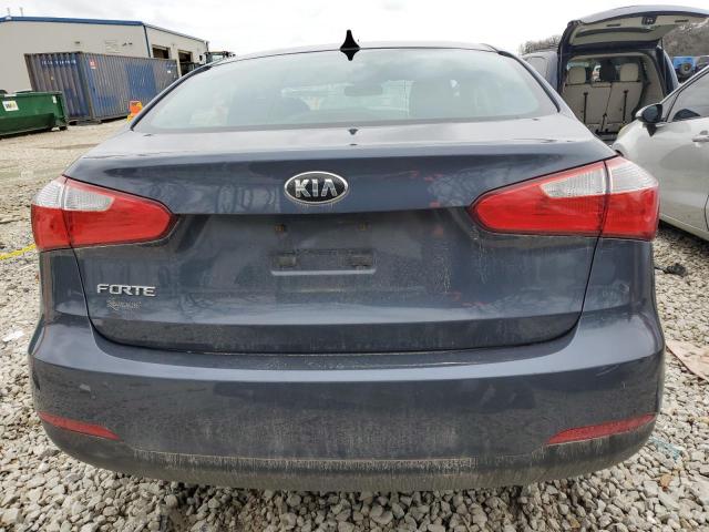 KNAFK4A69G5486686 - 2016 KIA FORTE LX BLUE photo 6