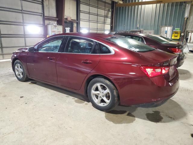 1G1ZB5ST9GF277798 - 2016 CHEVROLET MALIBU LS BURGUNDY photo 2