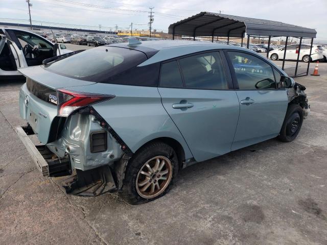 JTDKBRFU4H3543587 - 2017 TOYOTA PRIUS TURQUOISE photo 3