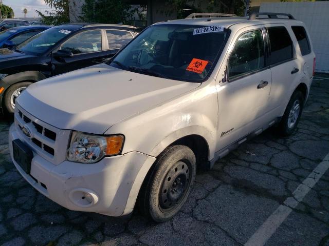 1FMCU59339KA32546 - 2009 FORD ESCAPE HYBRID WHITE photo 1