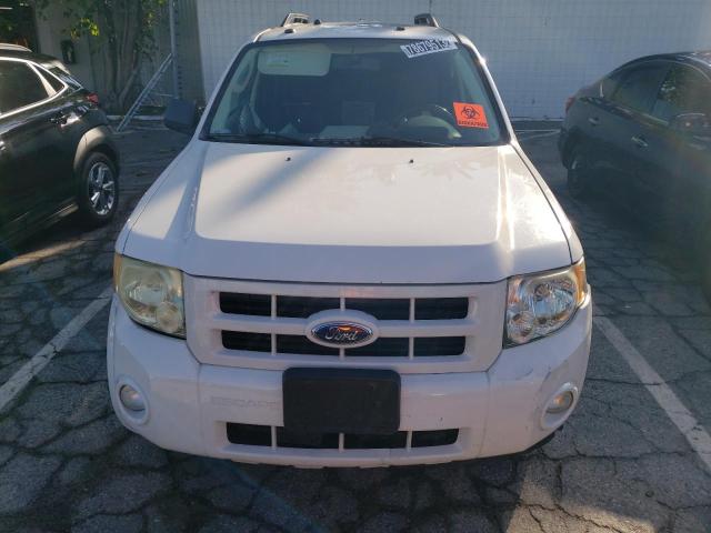 1FMCU59339KA32546 - 2009 FORD ESCAPE HYBRID WHITE photo 5