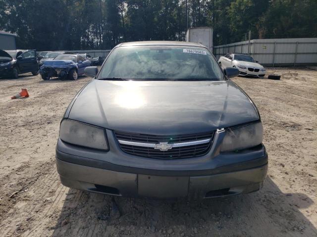 2G1WF52E659189287 - 2005 CHEVROLET IMPALA GRAY photo 5