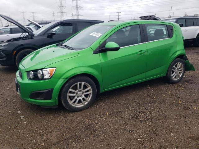 1G1JC6SB2F4169153 - 2015 CHEVROLET SONIC LT GREEN photo 1