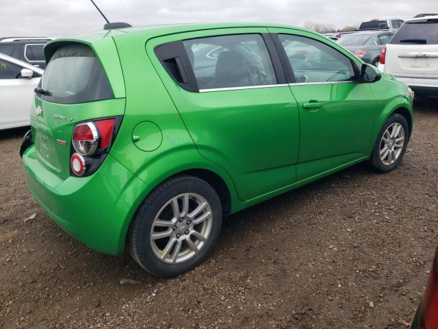 1G1JC6SB2F4169153 - 2015 CHEVROLET SONIC LT GREEN photo 3