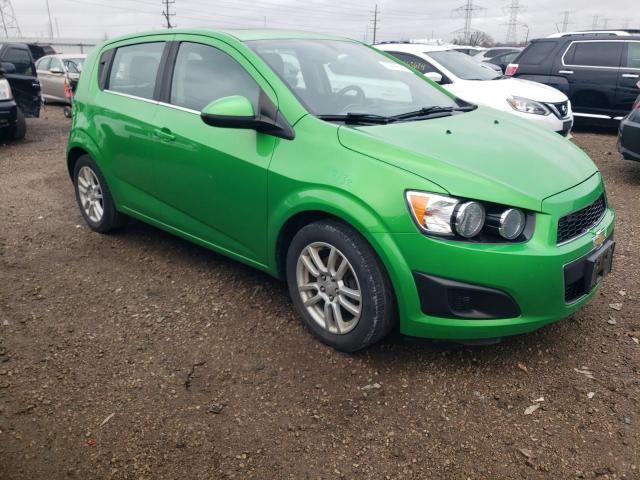 1G1JC6SB2F4169153 - 2015 CHEVROLET SONIC LT GREEN photo 4