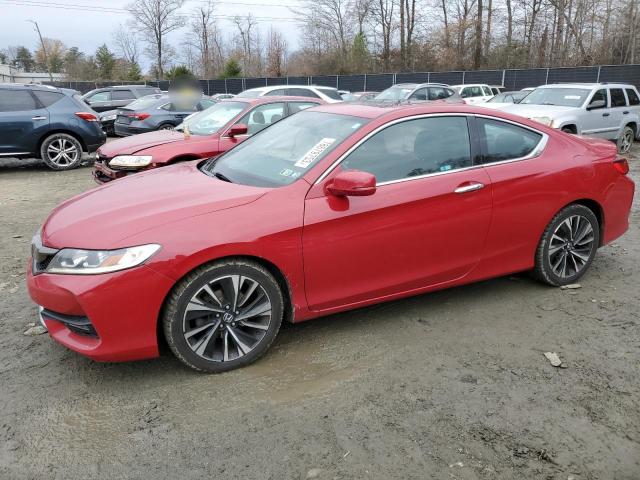 1HGCT1B51HA005203 - 2017 HONDA ACCORD EX RED photo 1