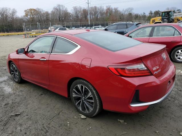 1HGCT1B51HA005203 - 2017 HONDA ACCORD EX RED photo 2