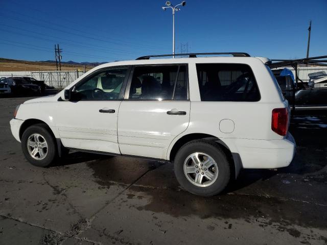 2HKYF18663H524826 - 2003 HONDA PILOT EXL WHITE photo 2