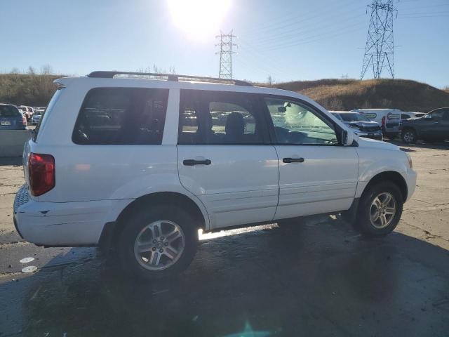 2HKYF18663H524826 - 2003 HONDA PILOT EXL WHITE photo 3