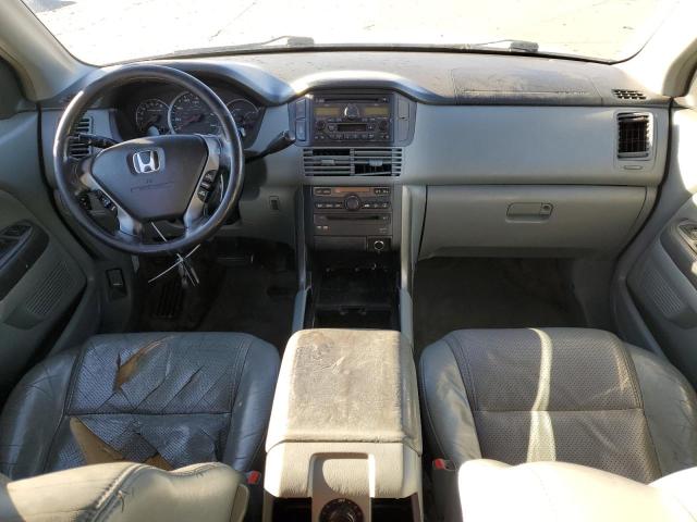 2HKYF18663H524826 - 2003 HONDA PILOT EXL WHITE photo 8