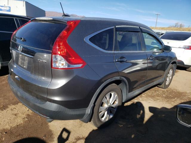 2HKRM4H74EH674554 - 2014 HONDA CR-V EXL GRAY photo 3