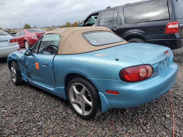 JM1NB353620227636 - 2002 MAZDA MX-5 MIATA BASE TURQUOISE photo 2