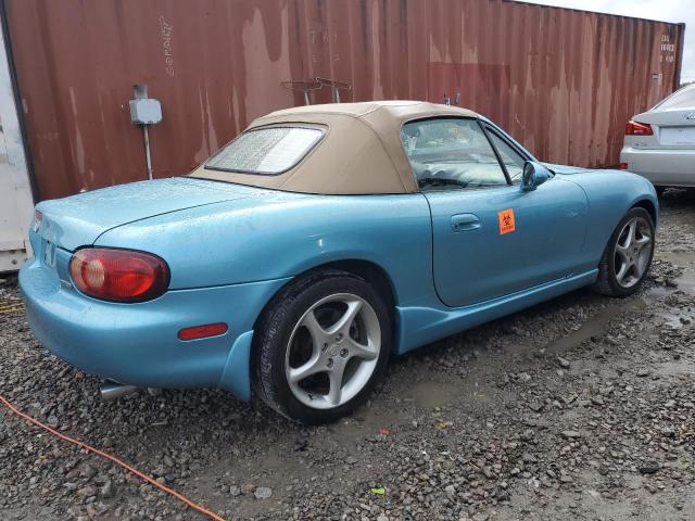 JM1NB353620227636 - 2002 MAZDA MX-5 MIATA BASE TURQUOISE photo 3