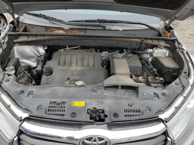 5TDKKRFH3FS089931 - 2015 TOYOTA HIGHLANDER XLE 银色 照片 11