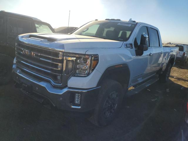 1GT49UEY1MF131793 - 2021 GMC SIERRA K3500 SLT WHITE photo 1