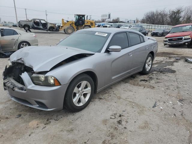 2C3CDXBG9EH193048 - 2014 DODGE CHARGER SE SILVER photo 1