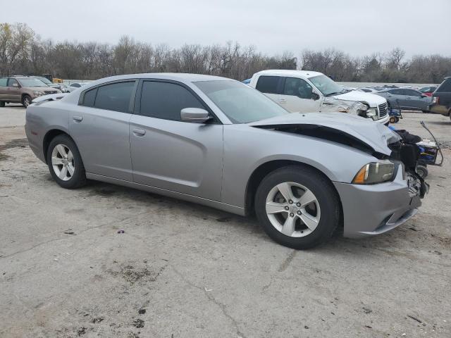 2C3CDXBG9EH193048 - 2014 DODGE CHARGER SE SILVER photo 4