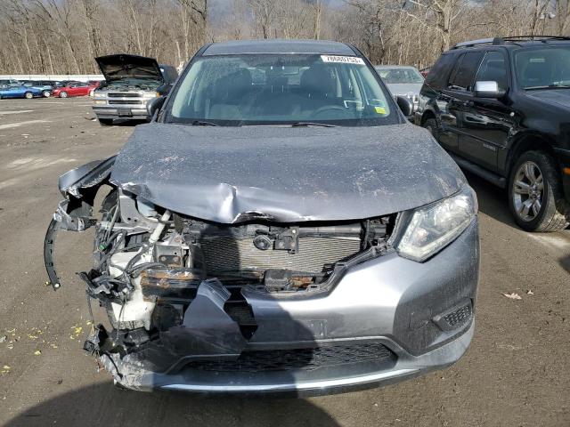 KNMAT2MV8GP702565 - 2016 NISSAN ROGUE S GRAY photo 5