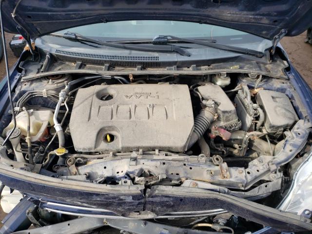 2T1BU4EE5DC121059 - 2013 TOYOTA COROLLA LE BASE BLUE photo 11