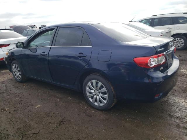 2T1BU4EE5DC121059 - 2013 TOYOTA COROLLA LE BASE BLUE photo 2