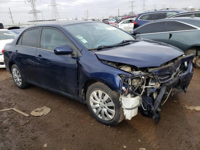 2T1BU4EE5DC121059 - 2013 TOYOTA COROLLA LE BASE BLUE photo 4
