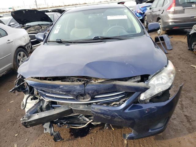 2T1BU4EE5DC121059 - 2013 TOYOTA COROLLA LE BASE BLUE photo 5