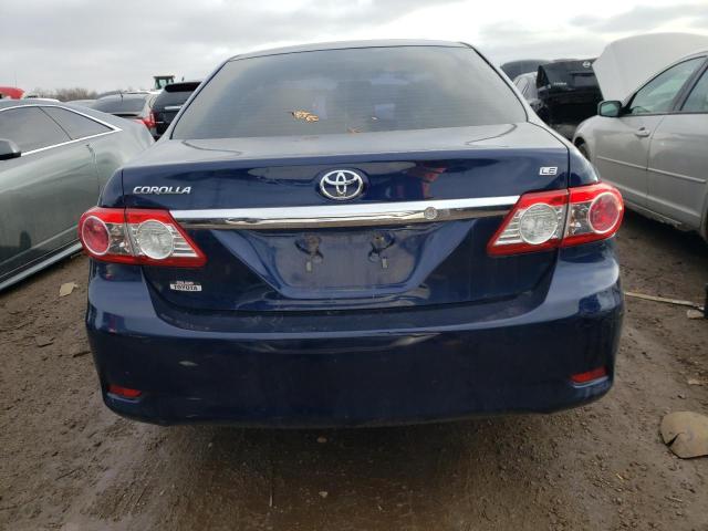 2T1BU4EE5DC121059 - 2013 TOYOTA COROLLA LE BASE BLUE photo 6