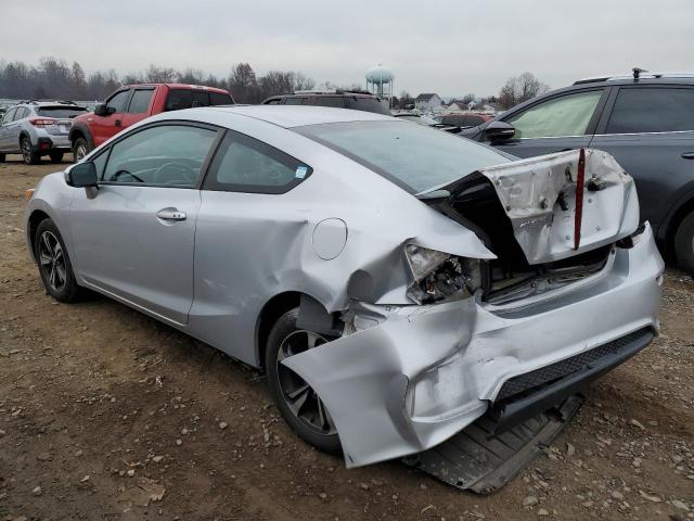 2HGFG3B86FH511776 - 2015 HONDA CIVIC EX SILVER photo 2