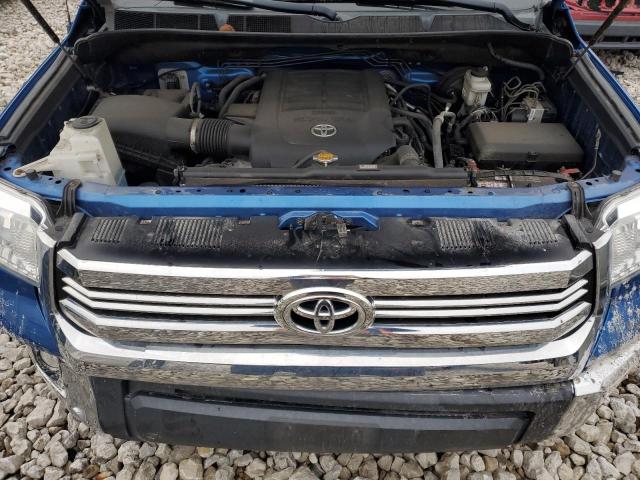 5TFUW5F17HX607206 - 2017 TOYOTA TUNDRA DOUBLE CAB SR/SR5 BLUE photo 11