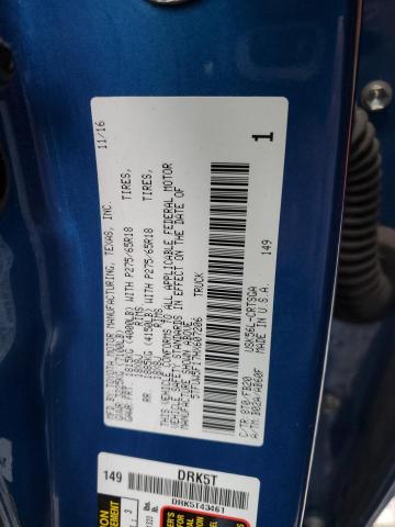 5TFUW5F17HX607206 - 2017 TOYOTA TUNDRA DOUBLE CAB SR/SR5 BLUE photo 12
